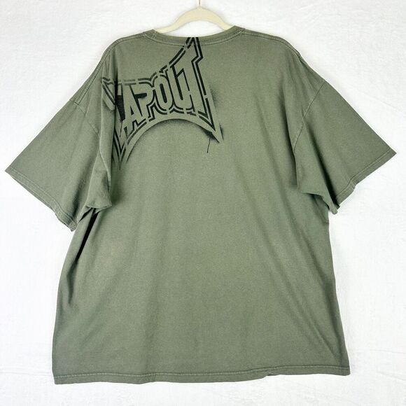Tapout Vintage Y2K Tee Shirt Size XXL Green Jesse Pinkman UFC MMA - Picture 2 of 6